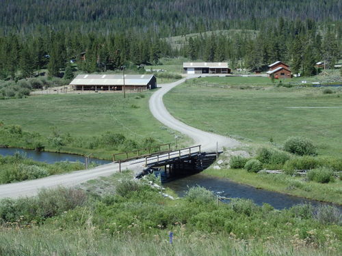 GDMBR: Looking at a ranch across Big Wind River.